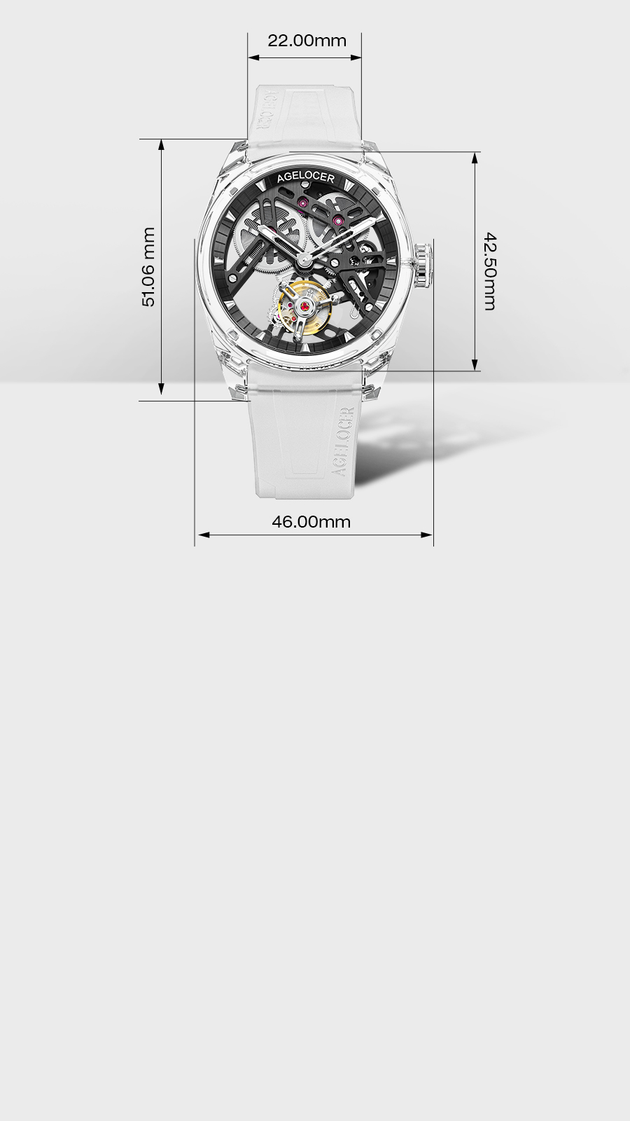 Full transparent sapphire flying tourbillon（Mobile 4）